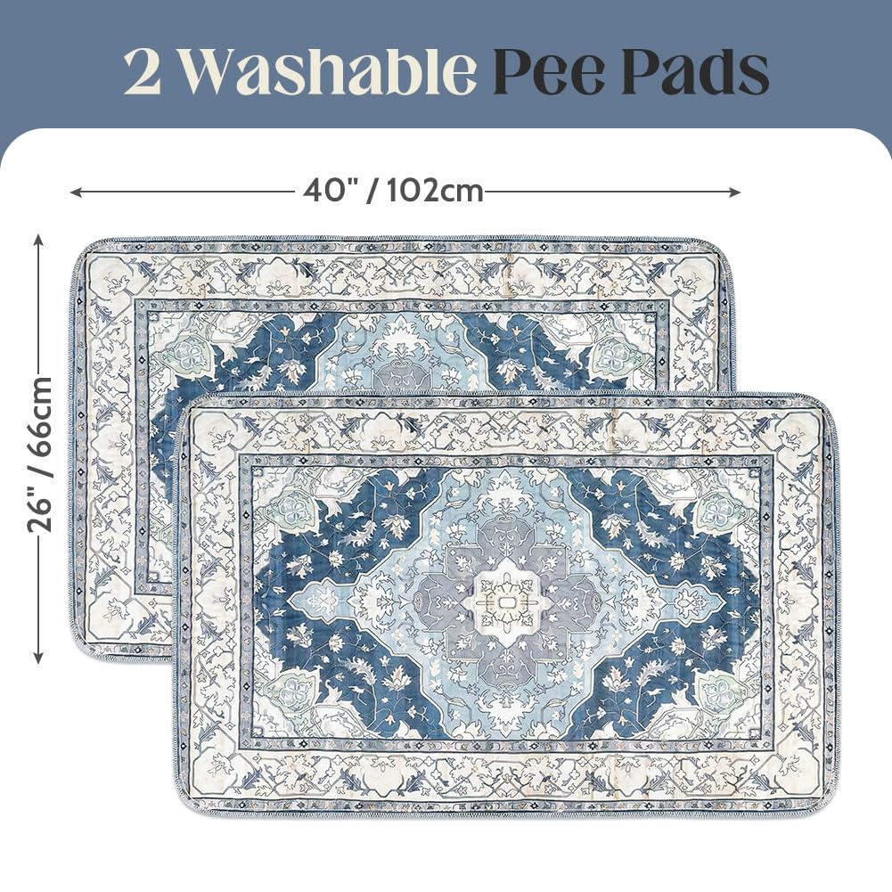 ULIGOTA eco-friendly dog pad reduces waste and promotes reuse.