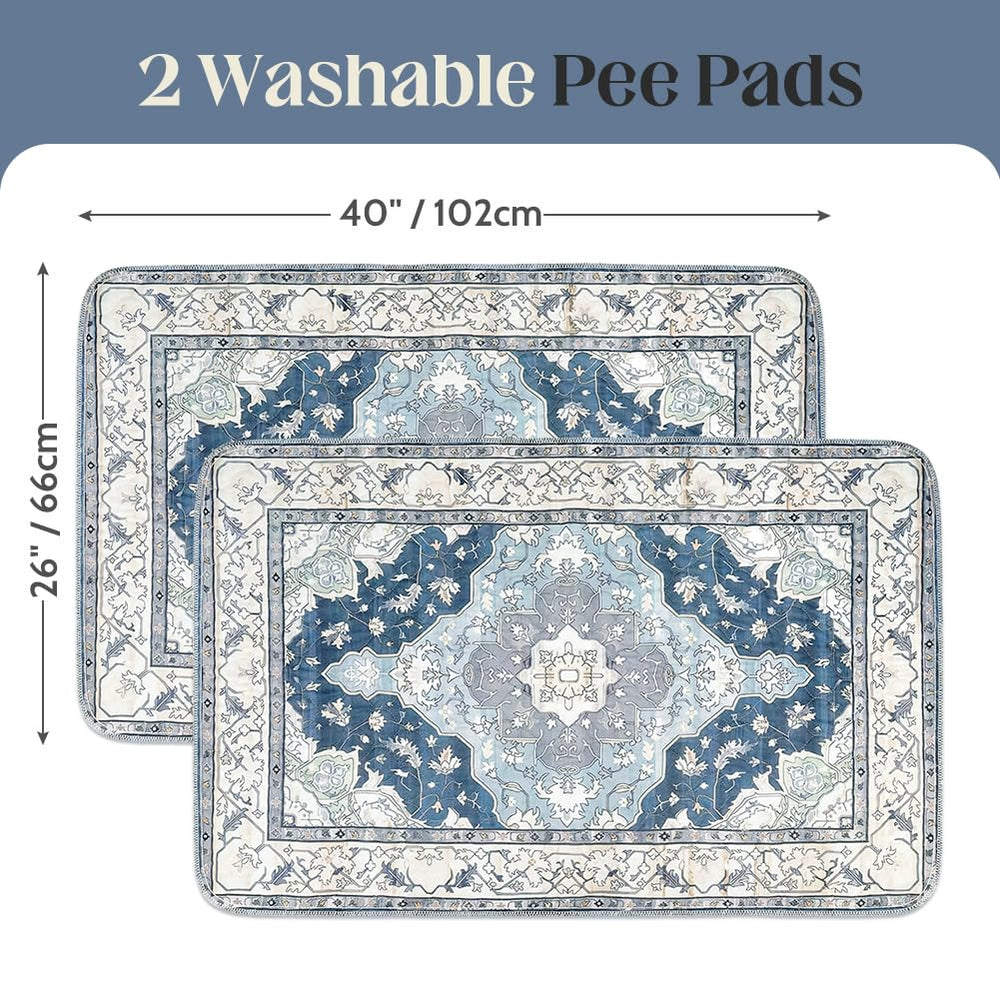 ULIGOTA eco-friendly dog pad reduces waste and promotes reuse.