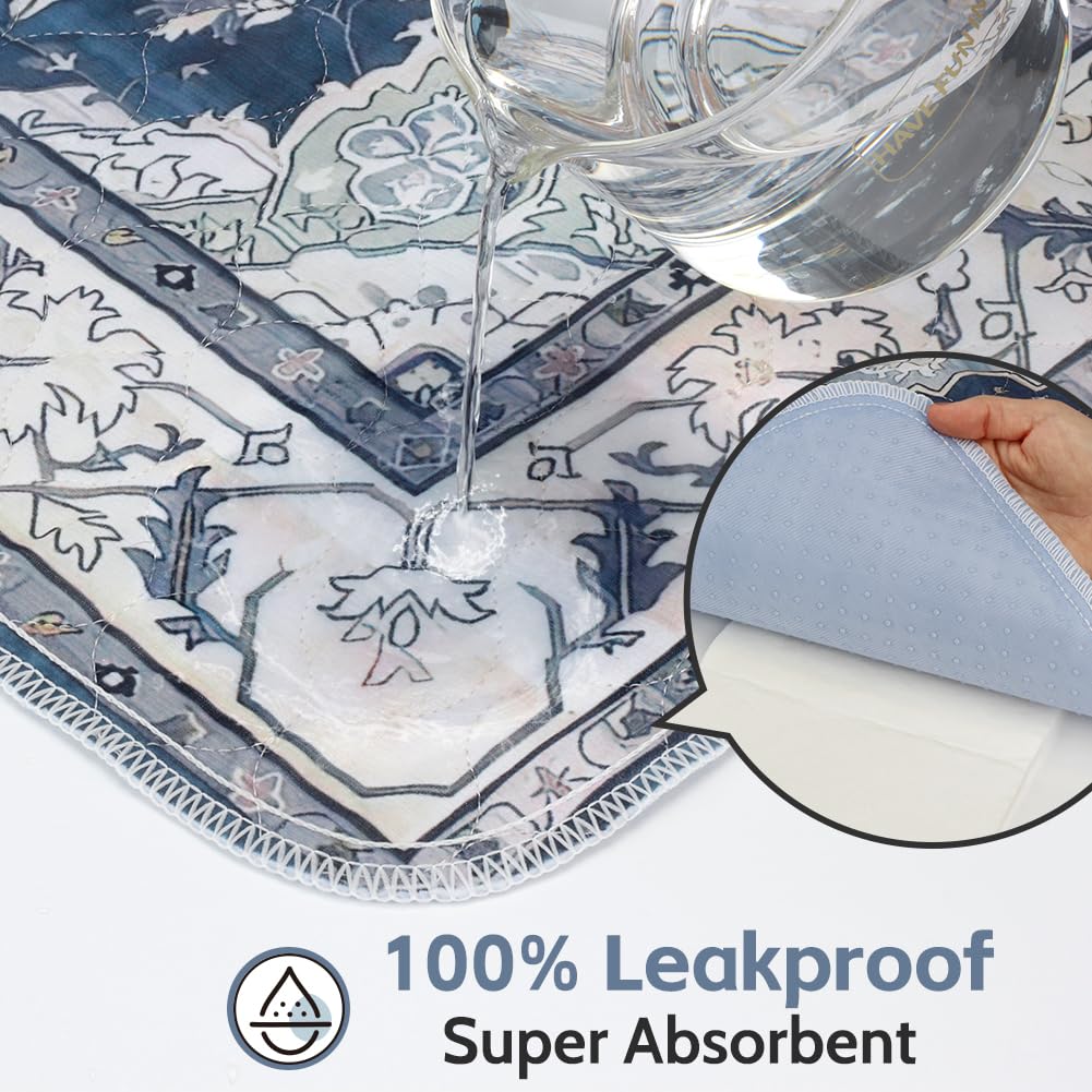 ULIGOTA puppy pad non-slip bottom stays in place during training.