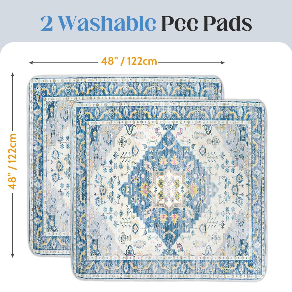 ULIGOTA pad displays orange mix pattern to suit home decor.