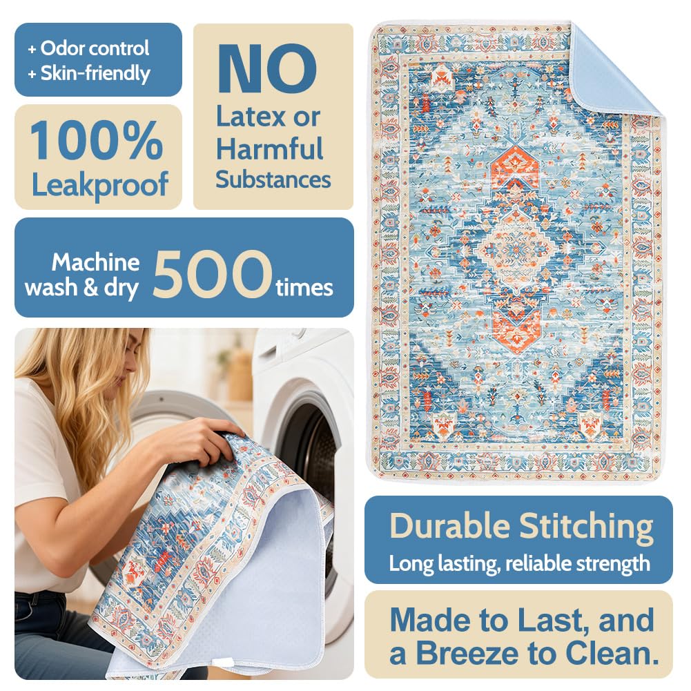 ULIGOTA 40x26 four-layer pad for strong moisture control in busy homes.