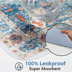 ULIGOTA 40x26 non-slip bottom keeps pad secure on floors and in crates.