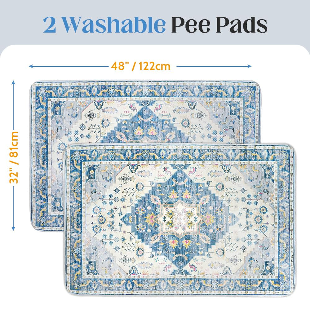 ULIGOTA mauve floral pad combines style with reliable absorption for lounging