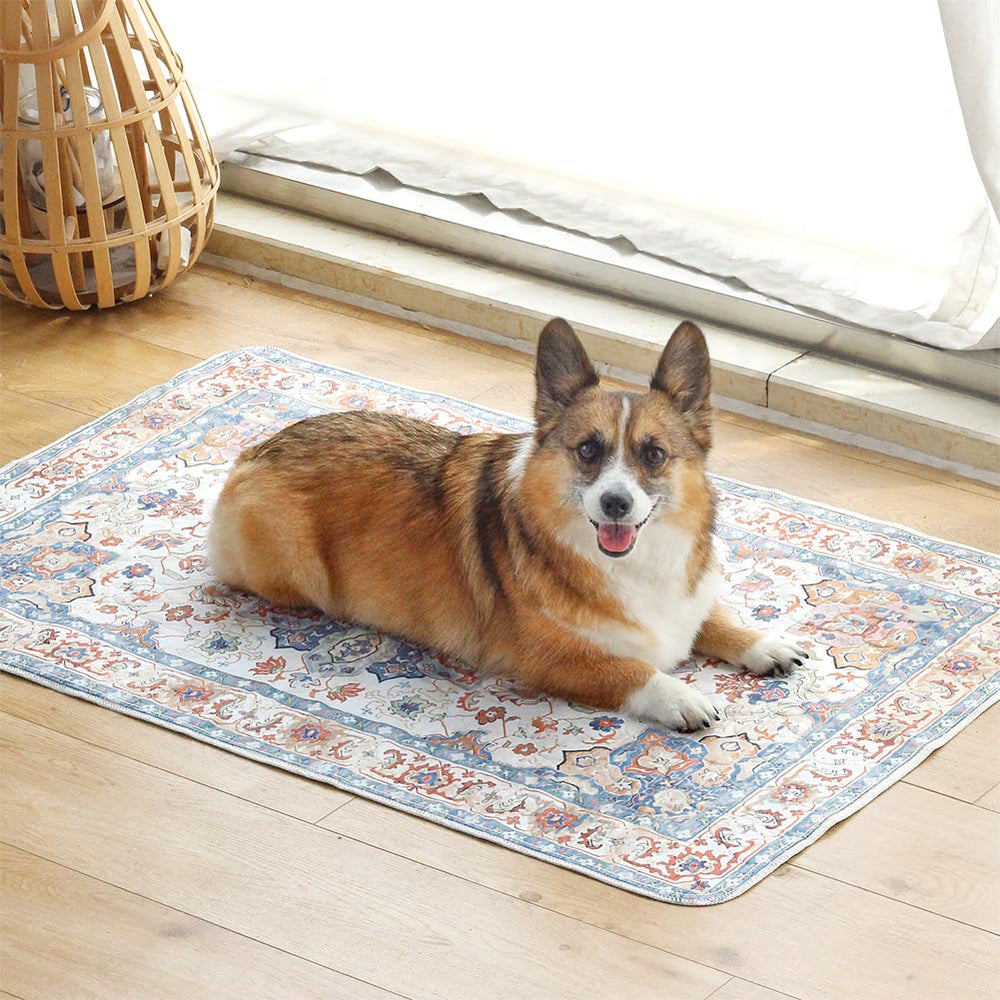 ULIGOTA pad with soft flannel surface for comfortable puppy rest and practice