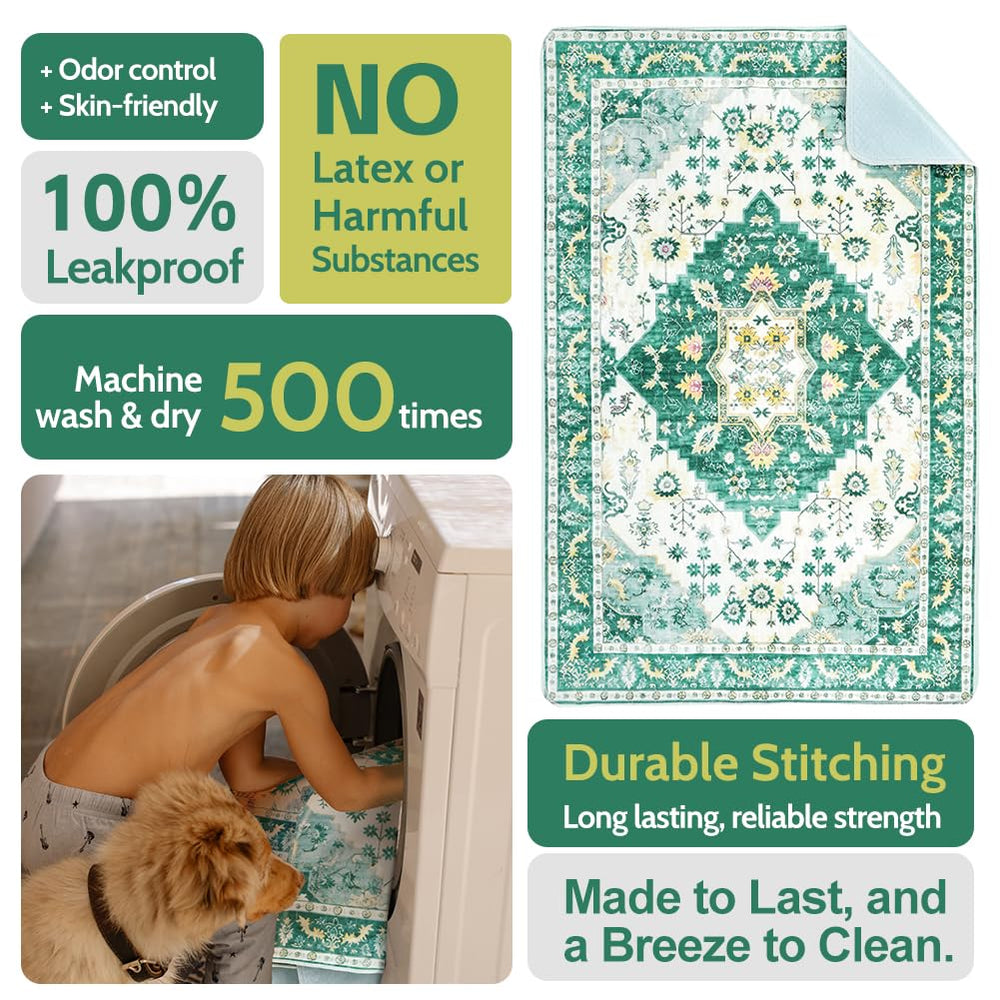 ULIGOTA four-layer pad demonstrates high absorption and quick drying.
