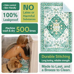 ULIGOTA four-layer pad demonstrates high absorption and quick drying.