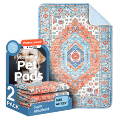 ULIGOTA Washable Puppy Pad front view with soft surface for gentle training