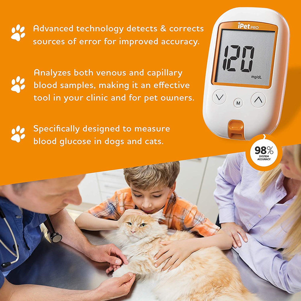 UltiCare iPet Pro strips compatible with venous and capillary samples.