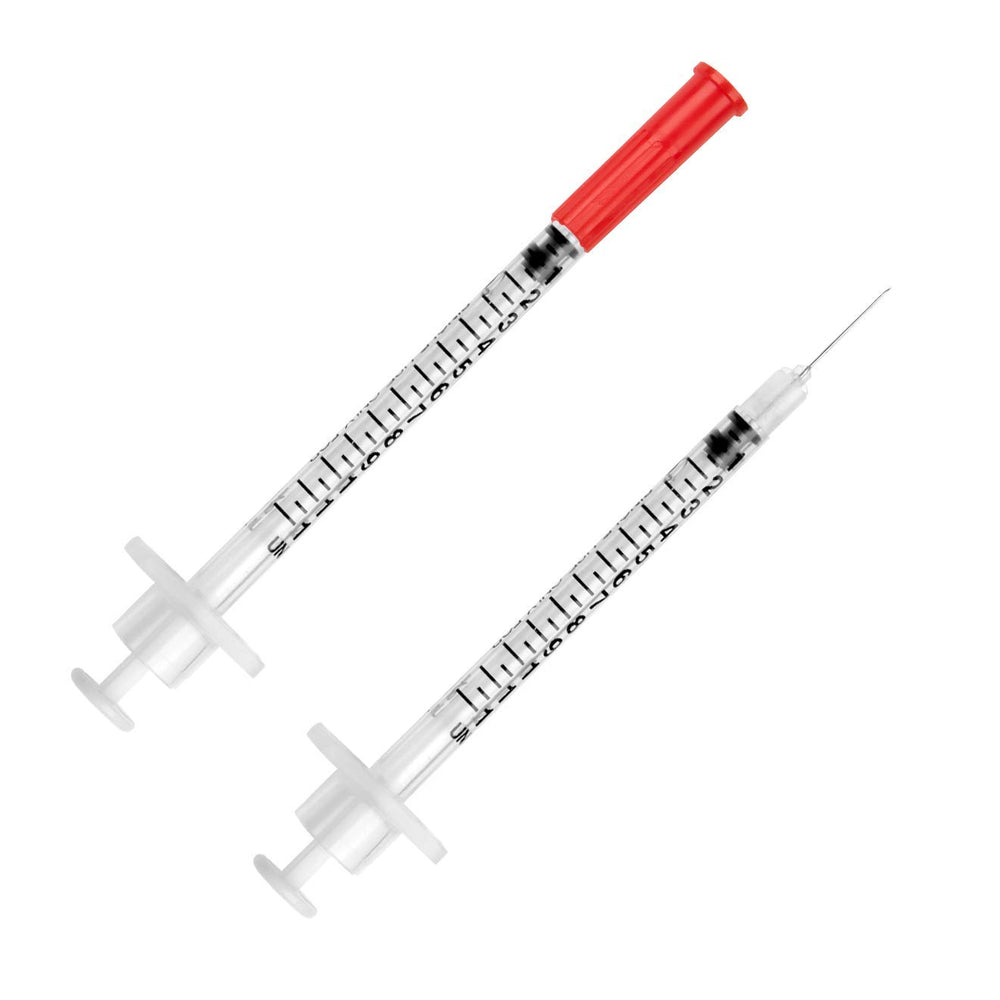 UltiCare VetRx U-40 half-unit markings on the syringe barrel enable small-step dosing