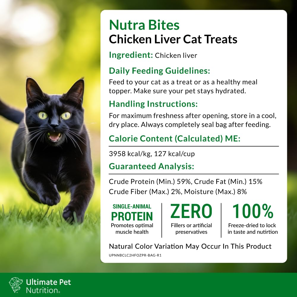 ULTIMATE PET NUTRITION Nutra Bites serving bowl ready for quick snacks.