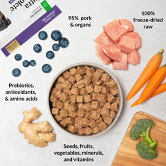 Close-up of Nutra Complete ingredients mix for balanced nutrition