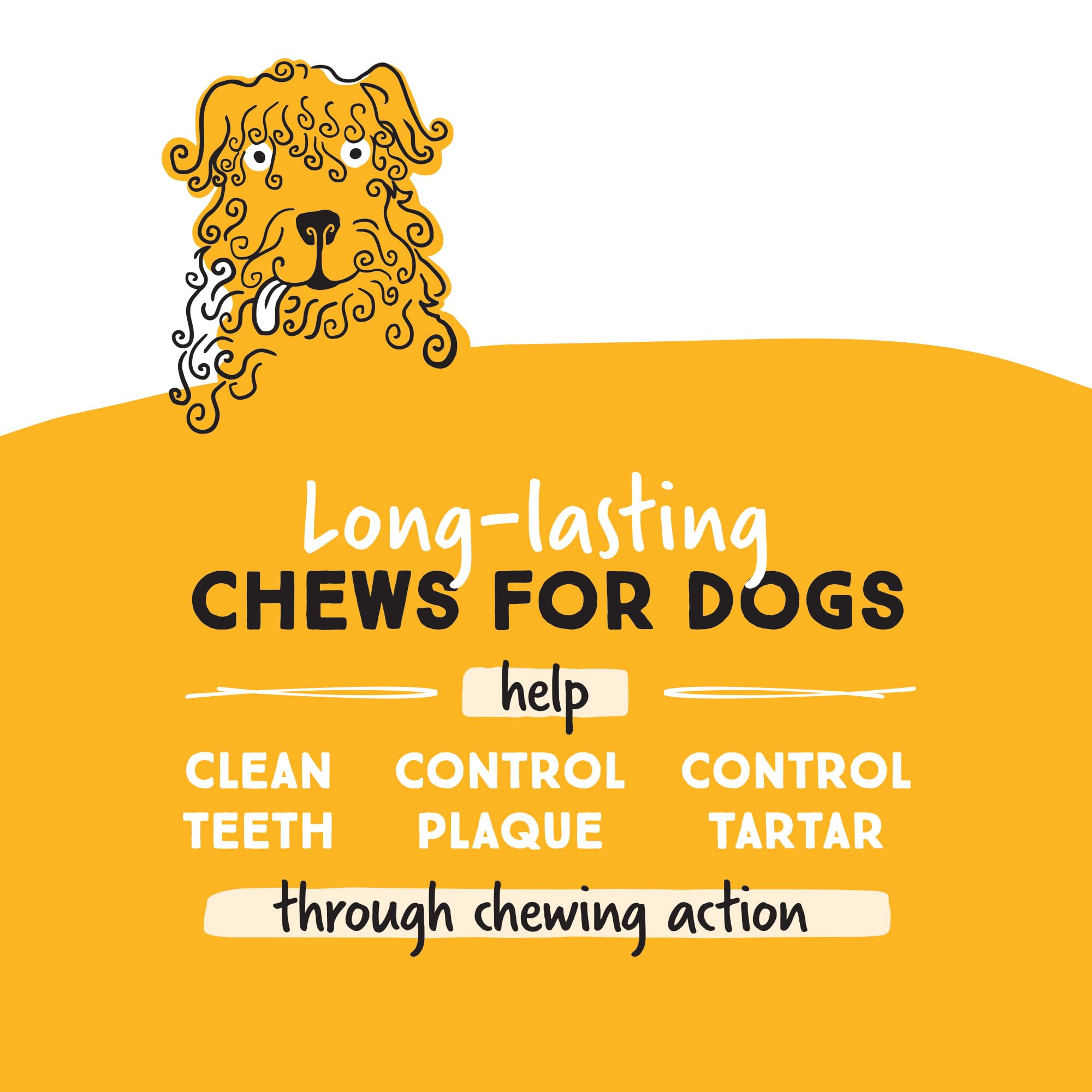 Ultra Chewy Chicken Double Treat Bones chewy center for flavorful, satisfying chews