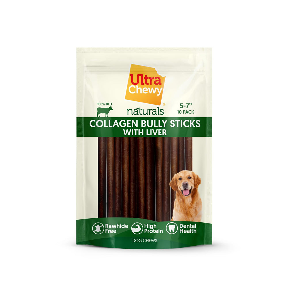 Ultra Chewy Collagen Sticks odor-free pouch label and freshness