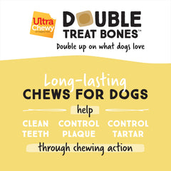 Ultra Chewy Double Treat Bones blueberry flavor chew for tasty engagement