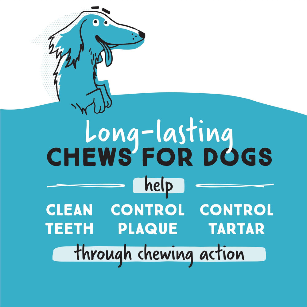 Ultra Chewy Double Treat Bones chewy center visible for rich flavor