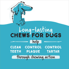 Ultra Chewy Double Treat Bones chewy center visible for rich flavor