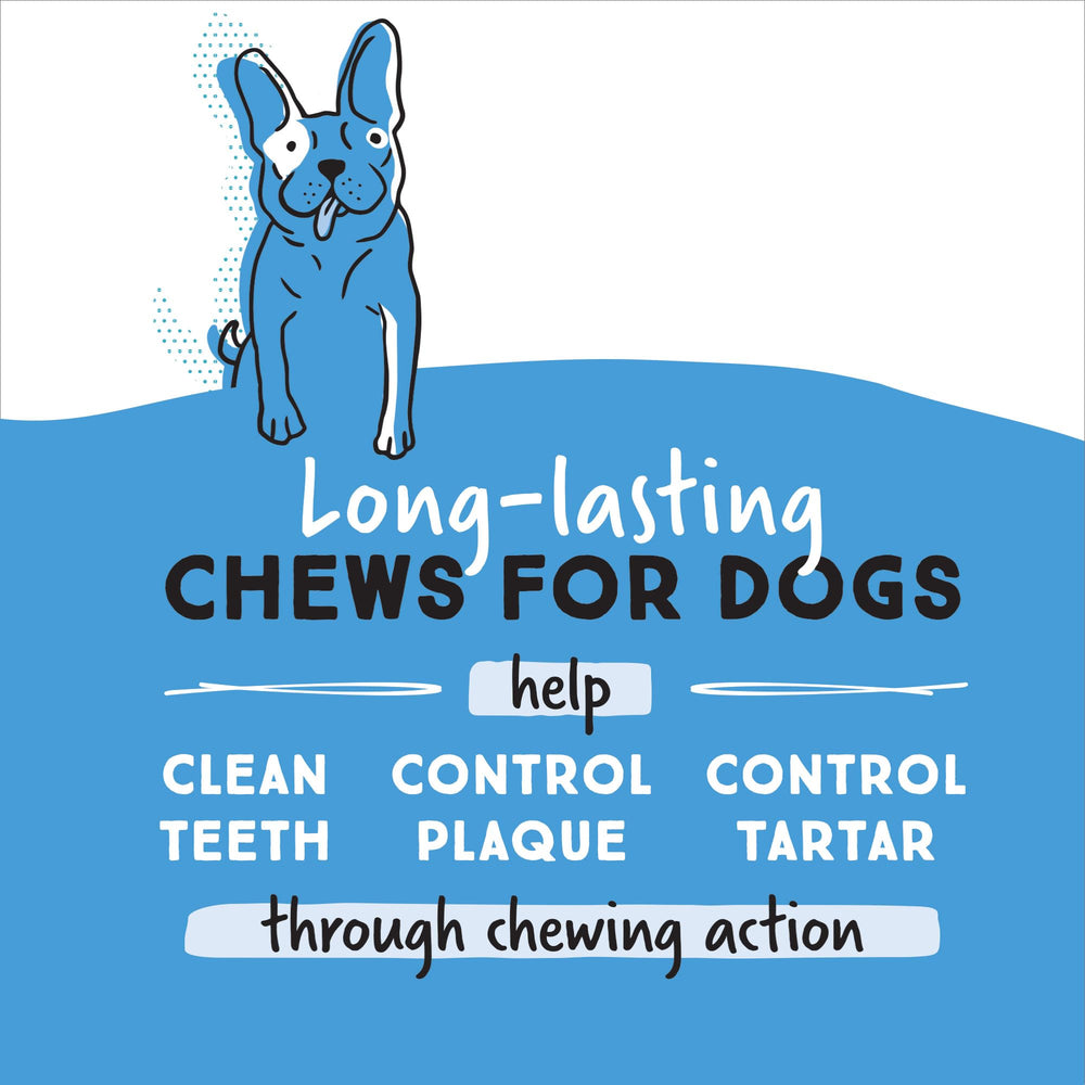 Ultra Chewy Double Treat Bones digestible center rawhide-free
