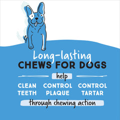 Ultra Chewy Double Treat Bones digestible center rawhide-free