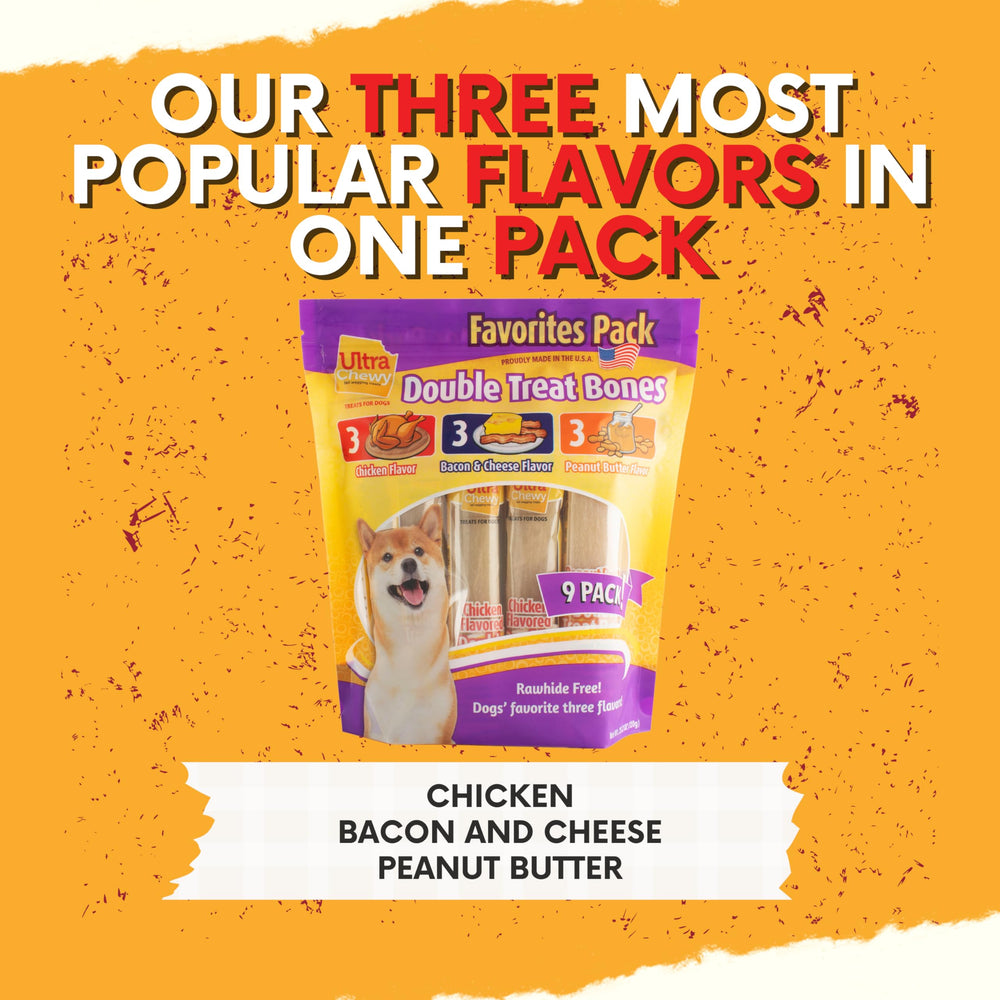 Ultra Chewy Favorites treat used as training reward for dogs.