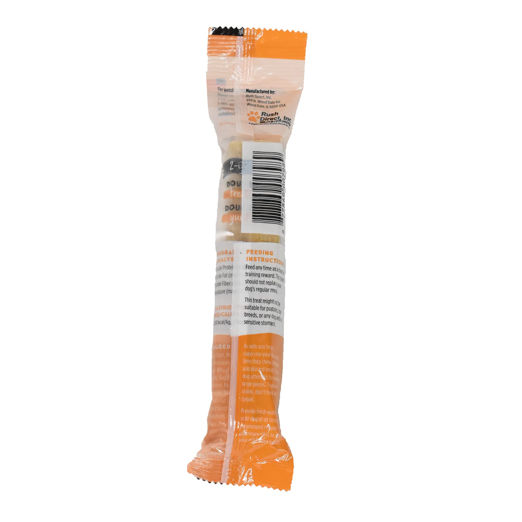 Ultra Chewy Peanut Butter Double Treat Bones in daily use scenario with owner.