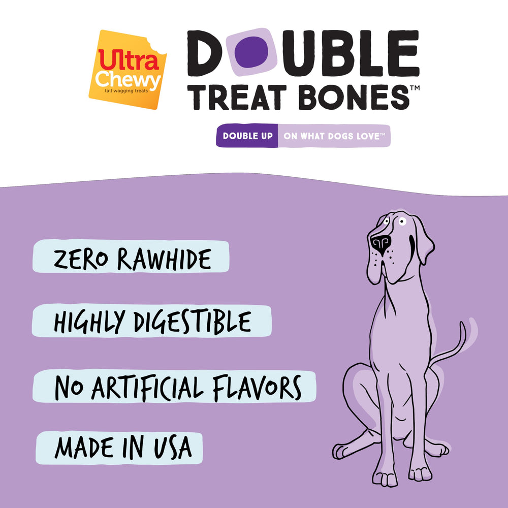 Ultra Chewy rawhide-free bone offers a digestible, tasty chew