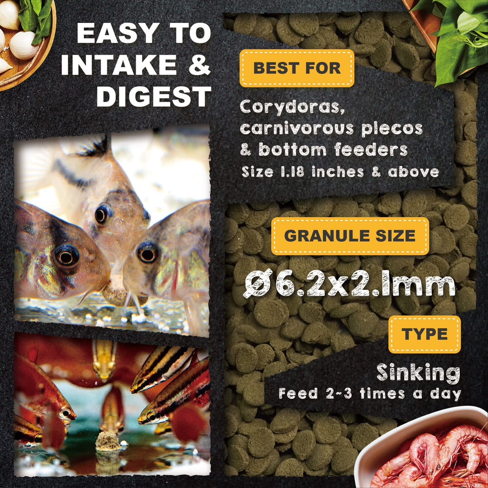 Ultra Fresh easy-use tablets stick to glass for convenient, mess-free feeding