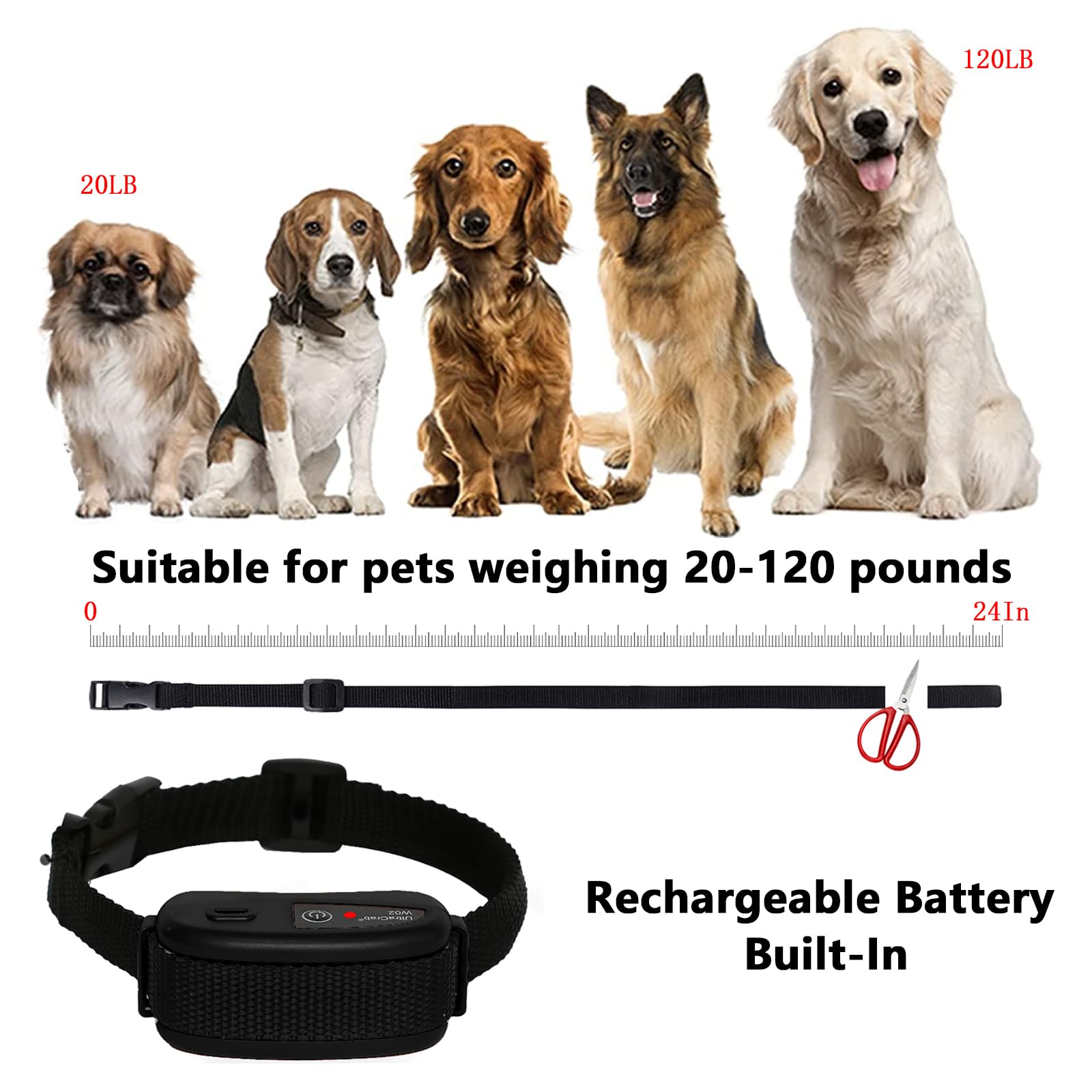 UltraCrab waterproof collar stays reliable indoors or outdoors