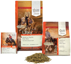Single-serving pellets enable consistent daily dosing for horses.