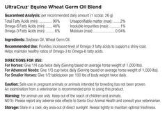 UltraCruz Equine Wheat Germ Oil Blend coat shine on a healthy horse