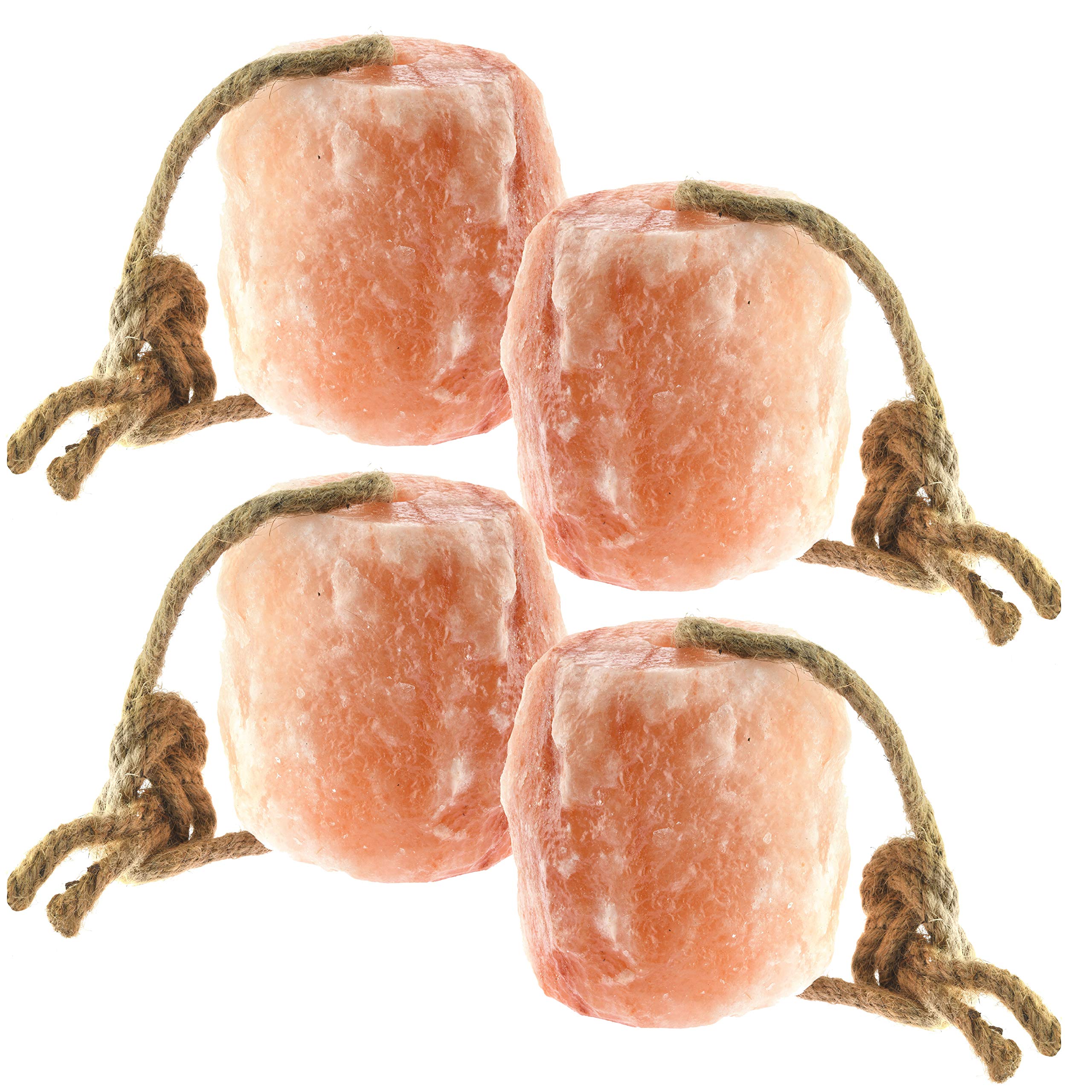 UMAID Himalayan salt lick on rope close-up shows mineral-rich surface for livestock