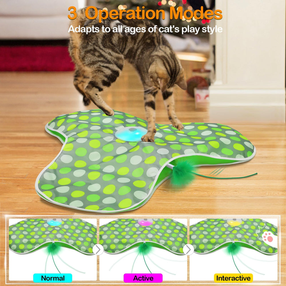 Umosis indoor cat exercise toy helps burn energy and relieve boredom.