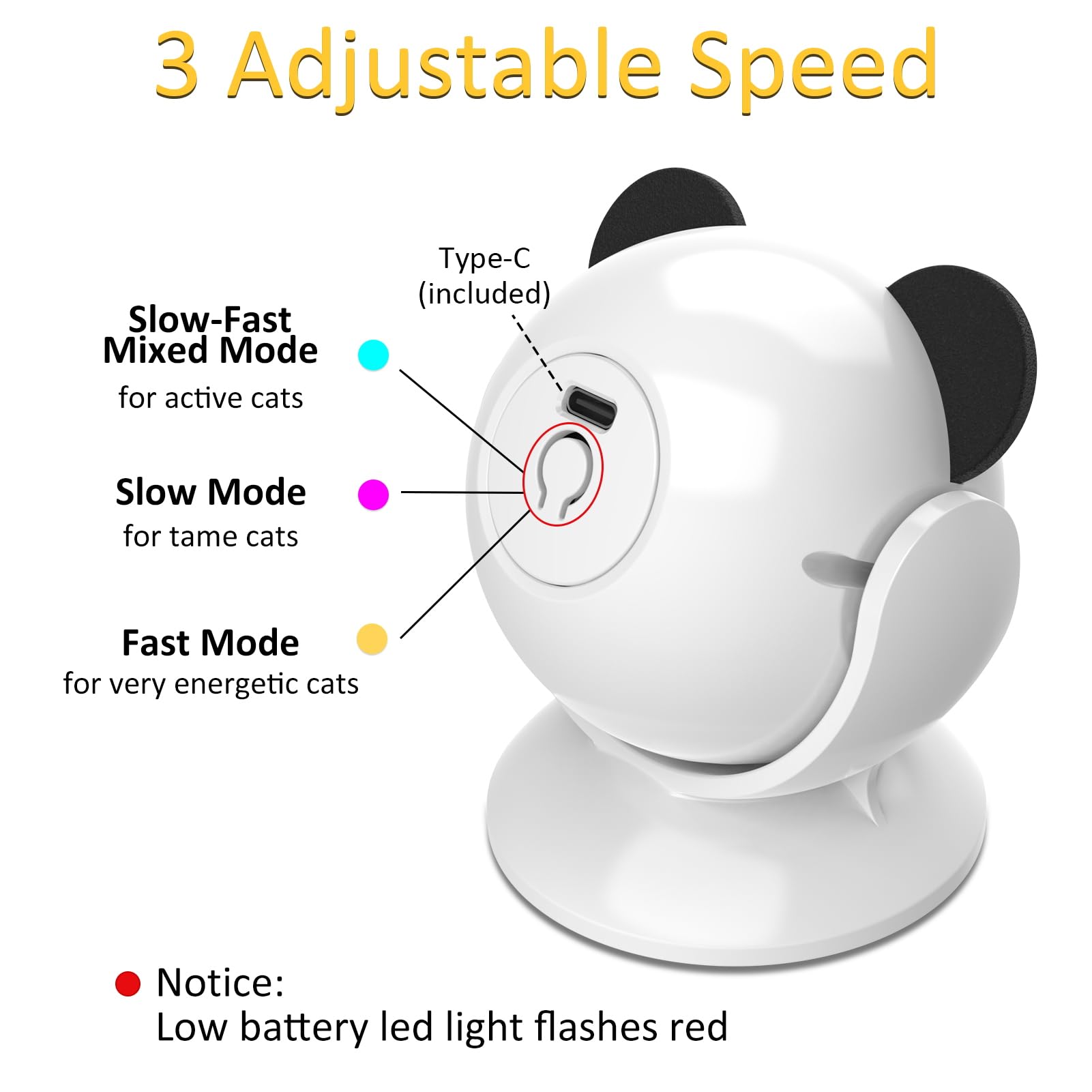 umosis low noise operation for peaceful indoor play