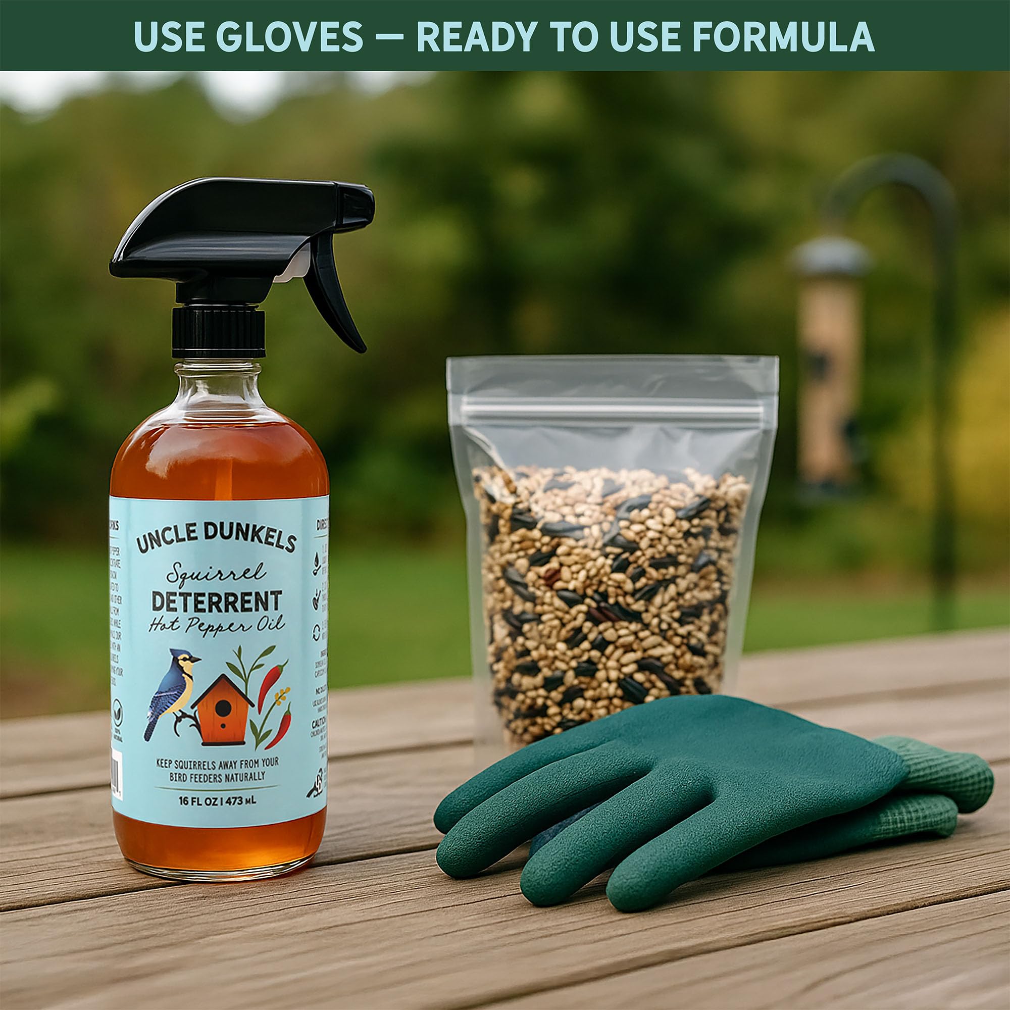 Ready-to-use spray setup enables fast, mess-free application.