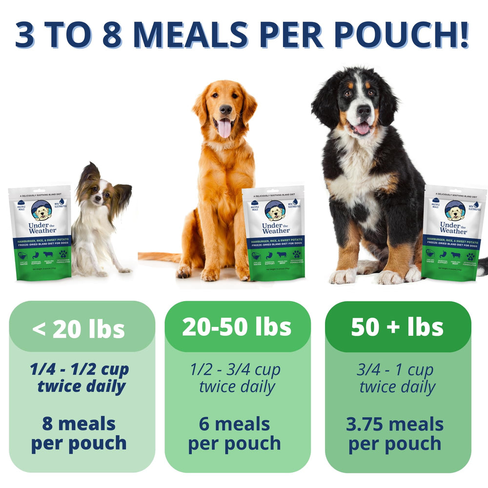 Under the Weather Bland Diet pour into water for rehydration