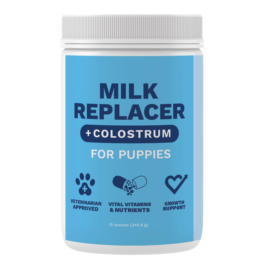 Under the Weather Puppy Milk Replacer bottle-feeding supports growing puppies' early days