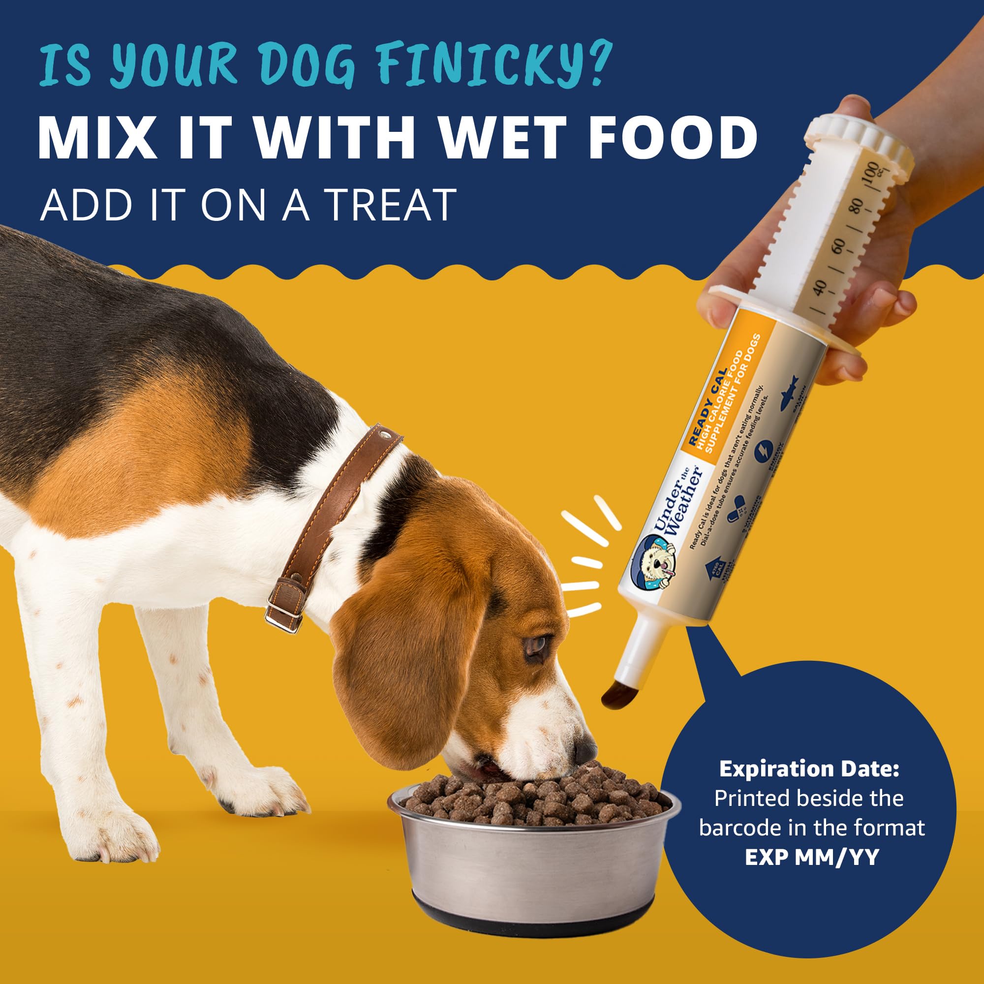 Under the Weather Ready Cal appetite-stimulation helps meals stay appealing.