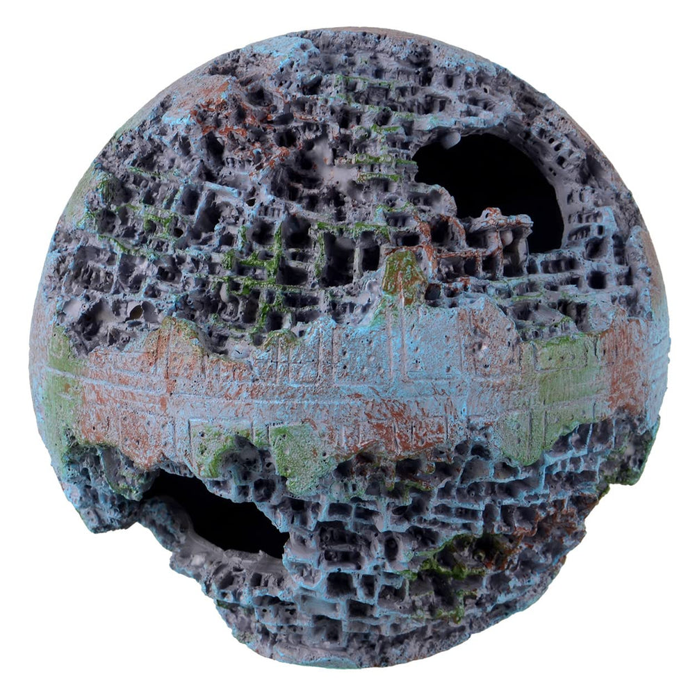 Underwater Treasures green space ball in aquarium scene inspires tranquil habitats