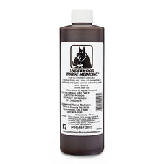 Underwood Horse Medicine wound spray bottle for easy on-site wound care.