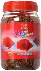 Uni-President fish color-enhancing feed for red parrot and cichlids boosts color and digestive health