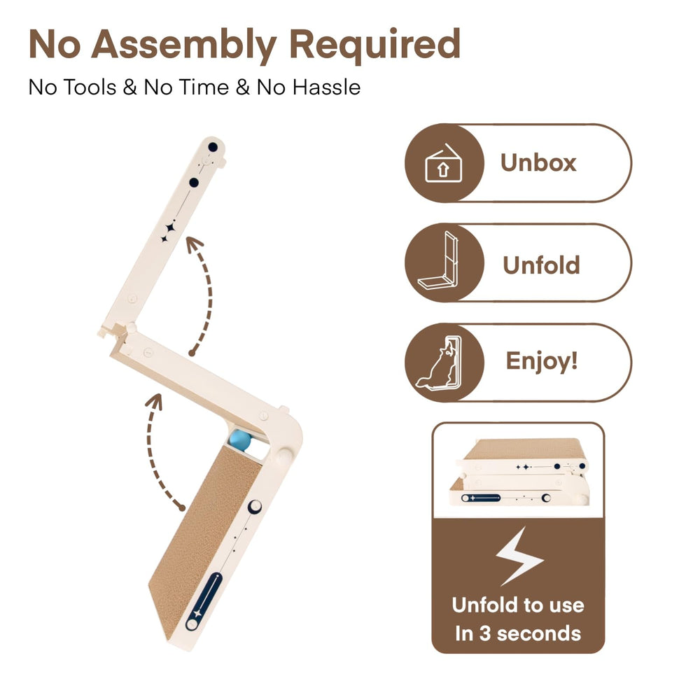 UniBlissy scratcher ships with no assembly required for instant use.