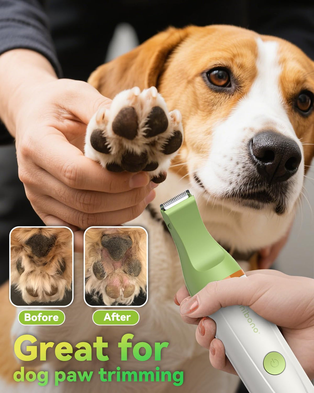 unibono dog grooming kit waterproof motor for easy cleaning