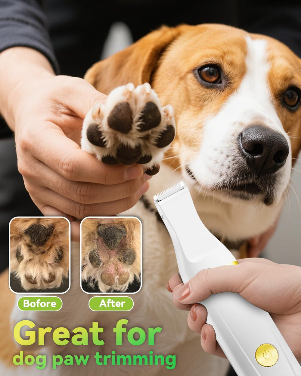 Unibono low-noise operation during quiet grooming sessions