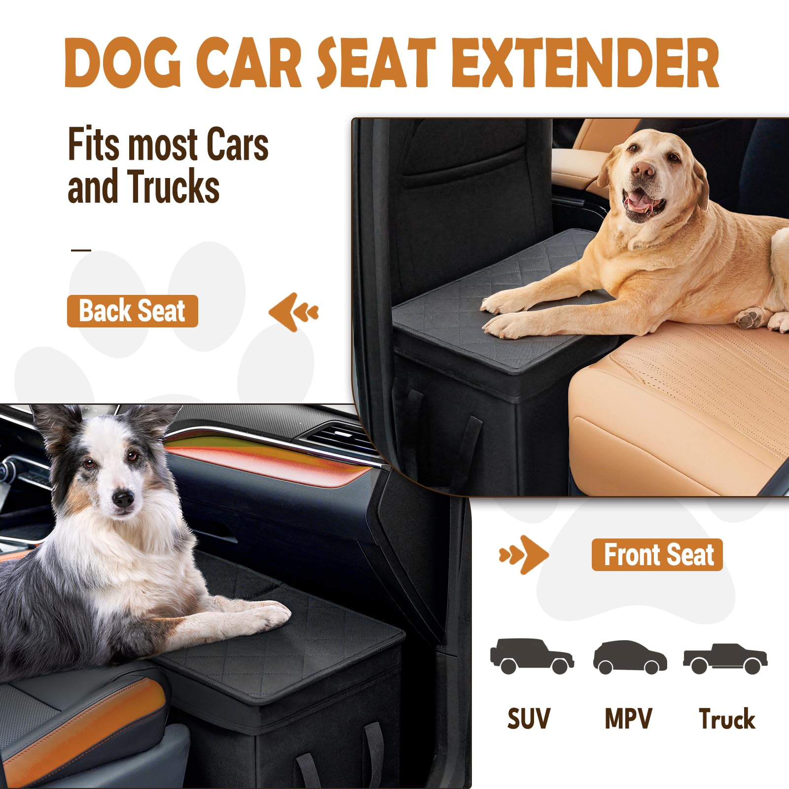 UNICITII car organizer showing multiple storage compartments