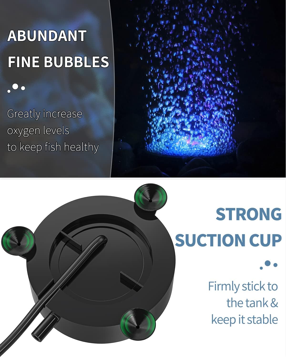 Uniclife durable resin withstands aquarium conditions while preserving vivid color.