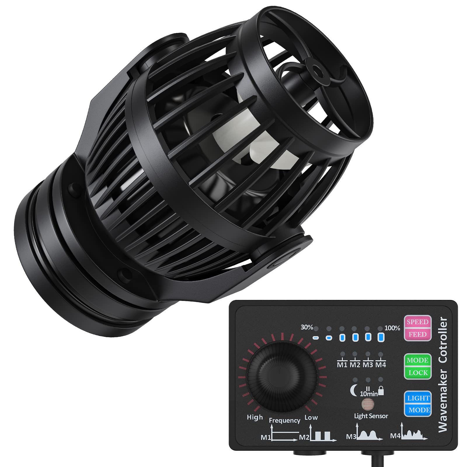 Uniclife wave maker rotatable head for multi-directional water flow in large tanks