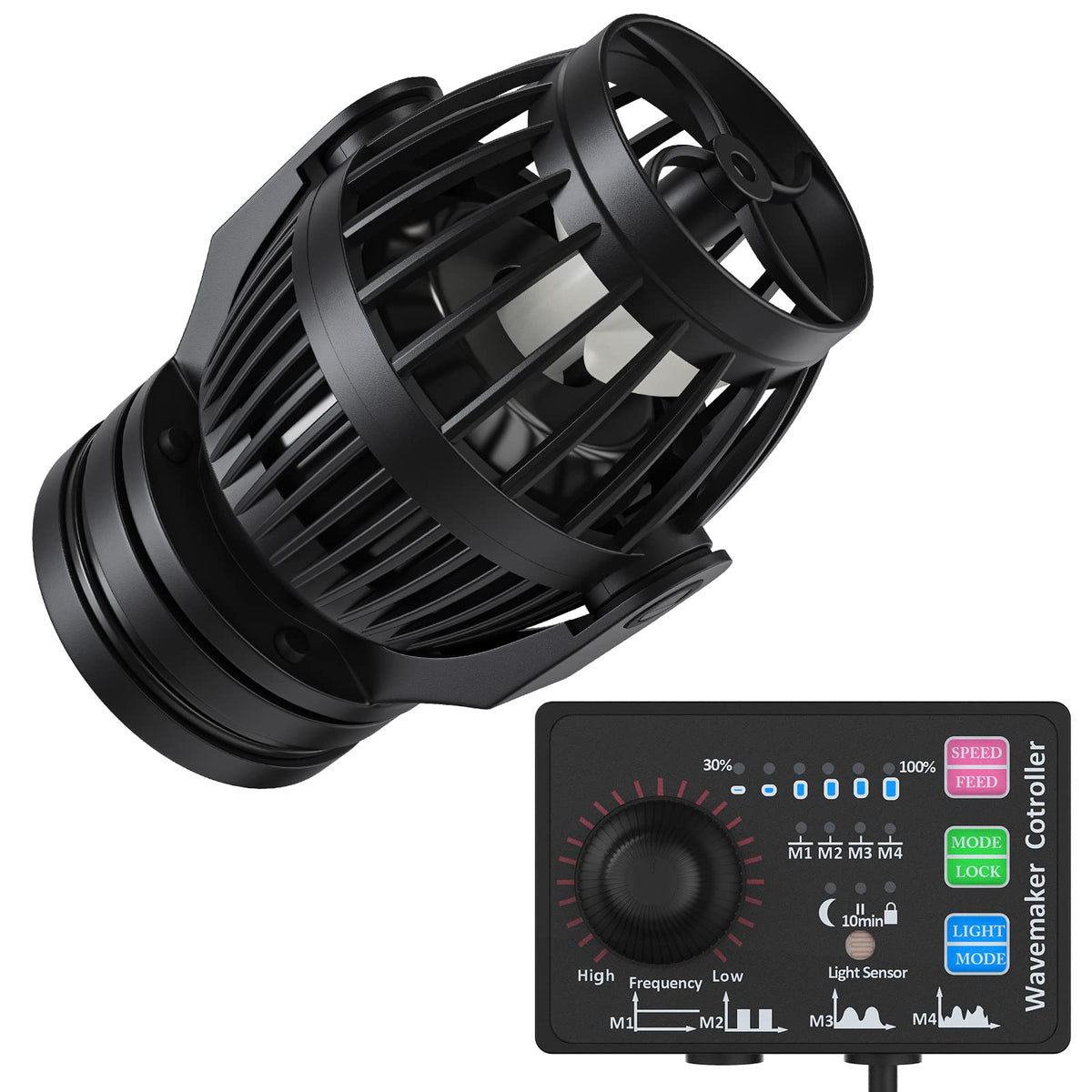 Uniclife wave maker rotatable head for multi-directional water flow in large tanks