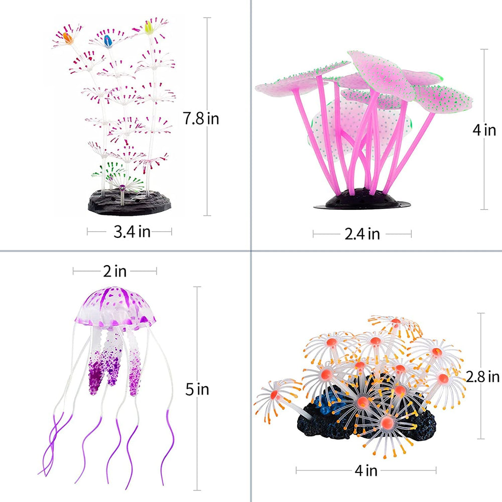 Uniclife coral plant 2 adds texture and color to tanks.
