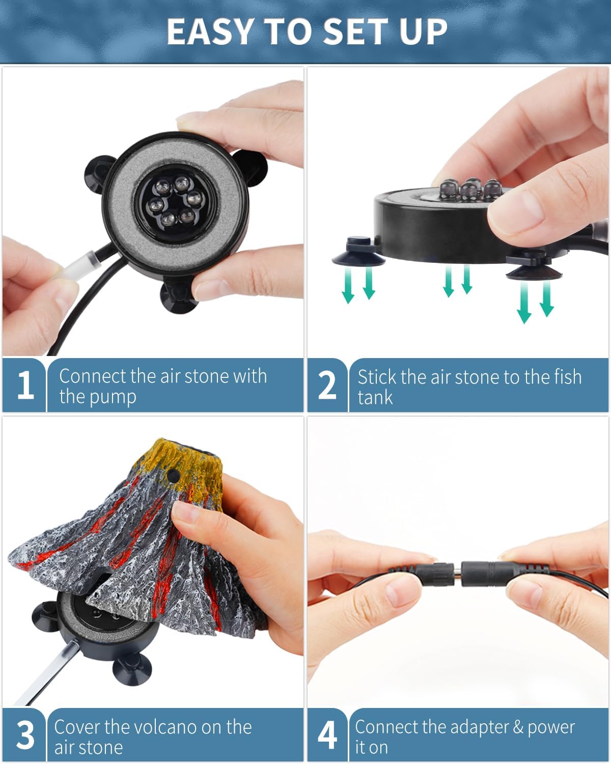 Uniclife includes power adapter and tubing for easy installation.
