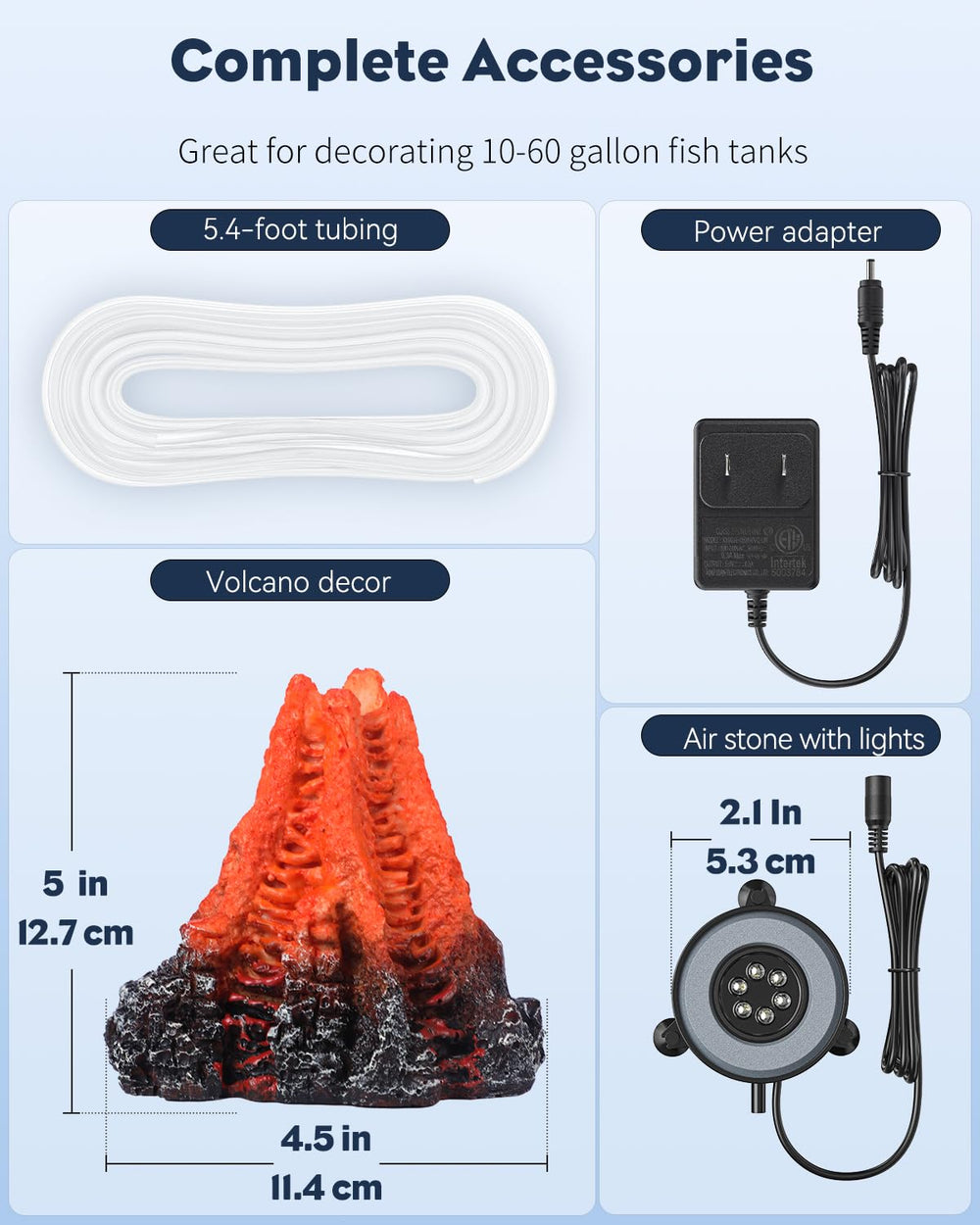 Uniclife resin volcano detail adds a realistic focal point