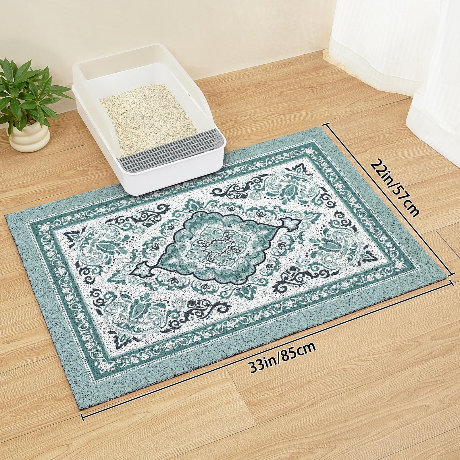 Unicorn Catcher large 33x22 mat doubles as a feeding mat.